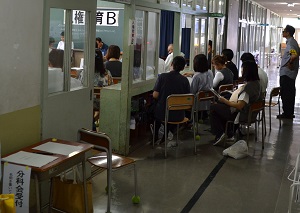 大阪教組教研分科会のようす